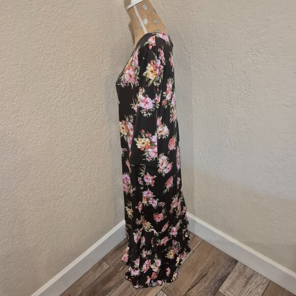 Zadie B's Gabby Ruffled Layering Dress in Pink Peony - Picture 3 of 4